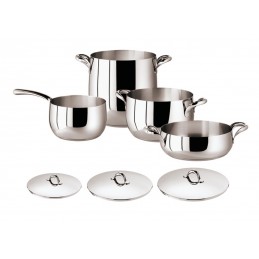 Sambonet Menu Pentola alta con coperchio 16 cm