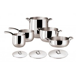 Sambonet Menu Pentola alta con coperchio 16 cm