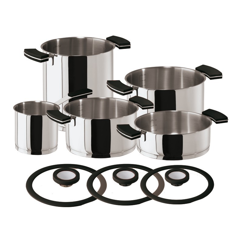 Sambonet Menu Pentola alta con coperchio 16 cm