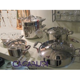 Lagostina Accademia Lagofusion Batteria Pentole  9 Pz