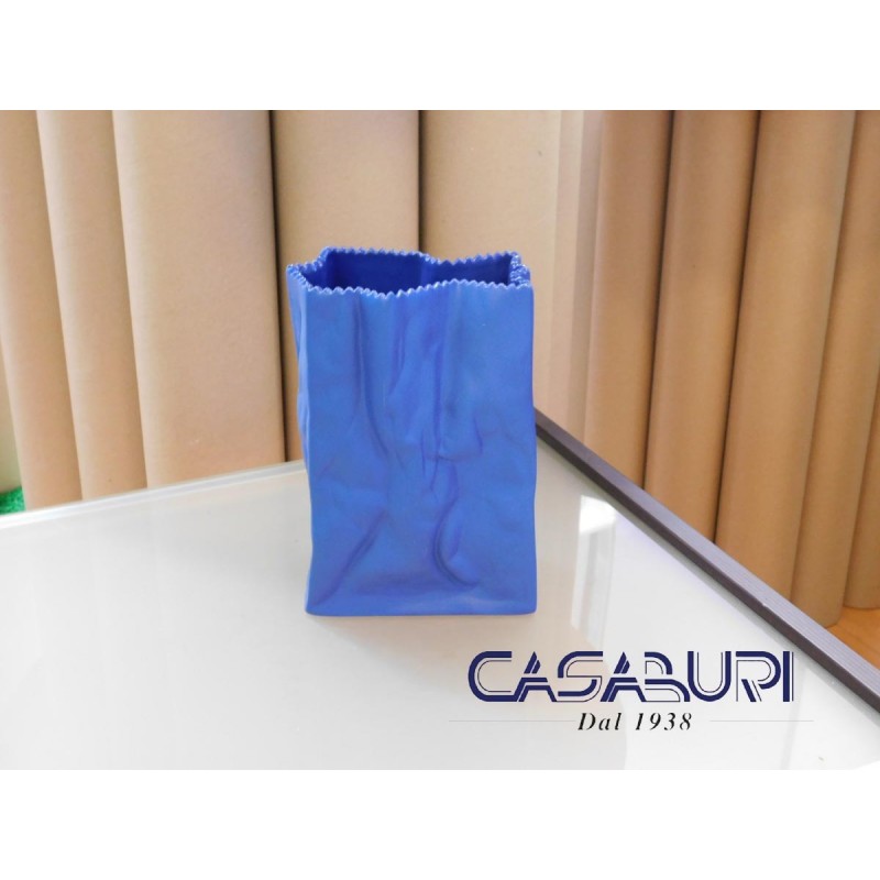 Rosenthal Vaso Sacchetto Blu 18 cm
