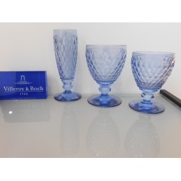 Villeroy & Boch Boston Coloured Servizio Bicchieri Blu 18 Pz