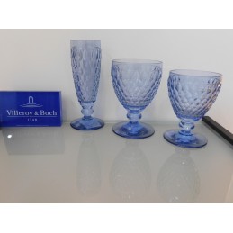 Villeroy & Boch Boston Coloured Servizio Bicchieri Blu 36 Pz