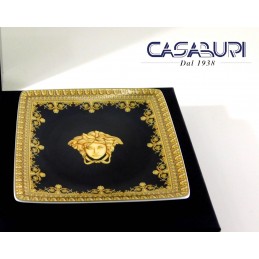 Versace Baroque Nero Coppetta Quadrata 12 cm