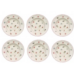 Villeroy & Boch Petite Fleur Set 6 Piatti Fondi 23 cm