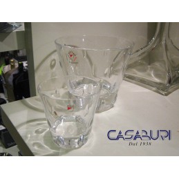 Colle Cristalleria Set 6 Bicchieri Liquore + Bottiglia Liquore