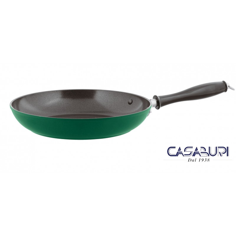 Sambonet Padella Antiaderente 28 cm Verde 1965 Vintage Quarzo Nero