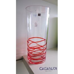 Carlo Moretti Vaso I Diversi Vetro di Murano H 32 cm Rif.224103