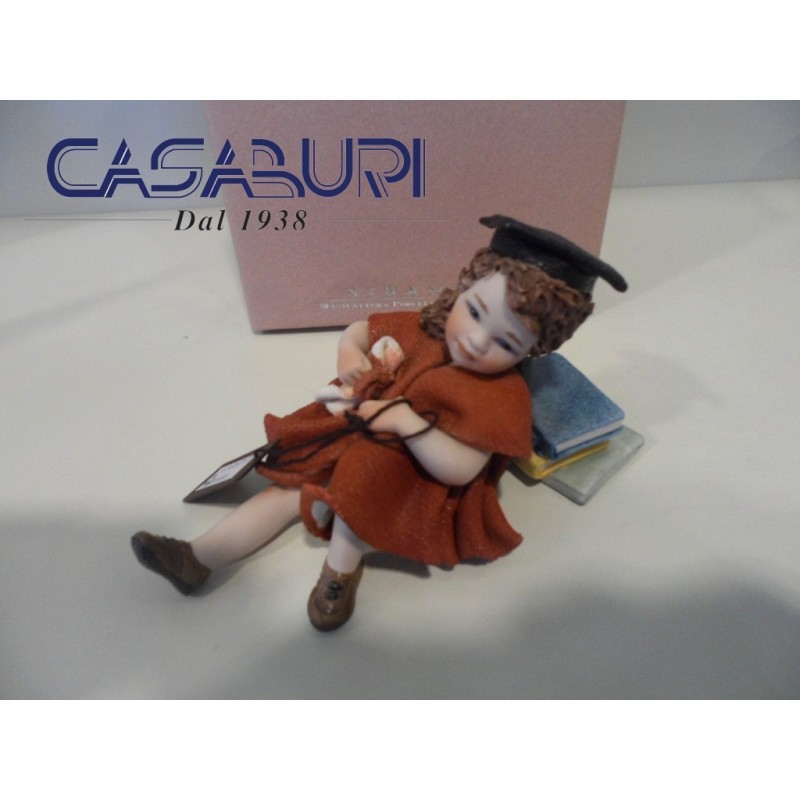 Sibania Pippi Laureata Statuina Manifattura Porcellana Vicentina