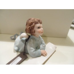 Sibania Angelo Raphael Statuina Manifattura Porcellana Vicentina