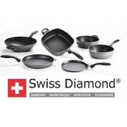 Swiss Diamond Casseruola alta 16 cm con coperchio SD-6716-D