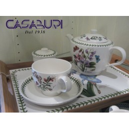 Portmeirion Botanic Garden Set 6 Tazze Colazione 0.28 L con Piattino