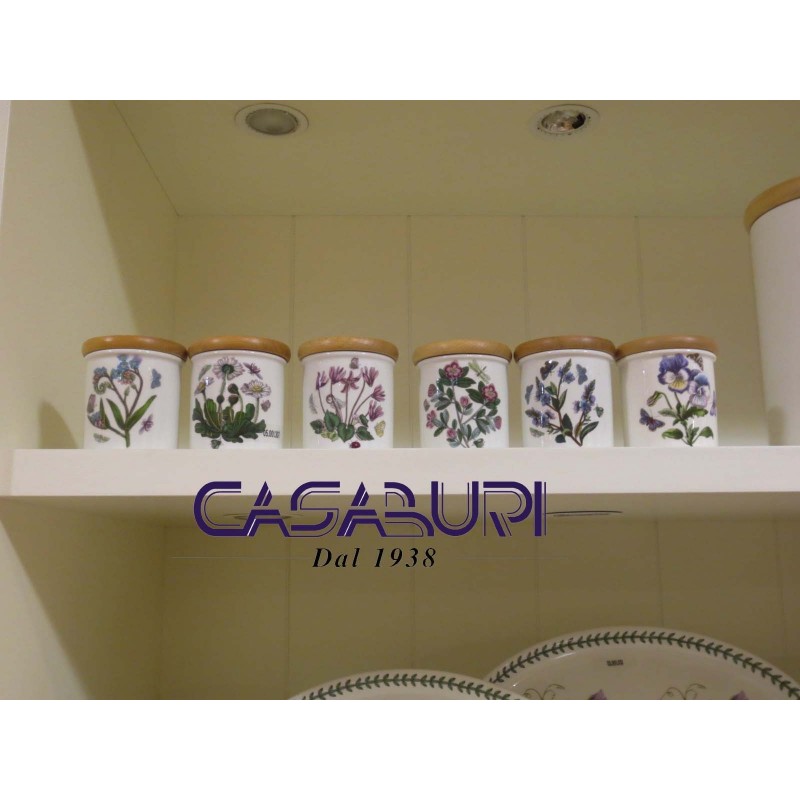 Portmeirion Botanic Garden Set 3 Barattoli Portaspezie 6 cm con cop.