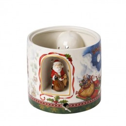 Villeroy & Boch Christmas Toys Pacco Reg. Gr. Tondo Volo Babbo Natale