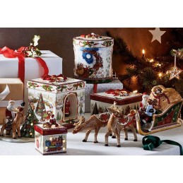 Villeroy & Boch Christmas Toys Pacco Reg. Gr. Tondo Volo Babbo Natale