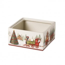 Villeroy & Boch Christmas Toys Pacco Regalo Medio Quadrato Treno