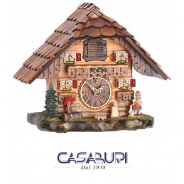 Trenkle Uhren Orologio a Cucu in Legno Casa tipo Foresta Nera con musica 486QM