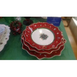 Villeroy & Boch Toy's Delight Servizio Piatti 18 Pz Rosso