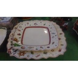Villeroy & Boch Toy's Delight Servizio Piatti Quadrato 18 Pz