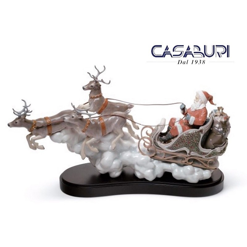 Lladrò Santa's Midnight Ride 01001938 Figurine Limited Edition