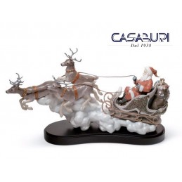 Lladrò Santa's Midnight Ride 01001938 Figurine Limited Edition