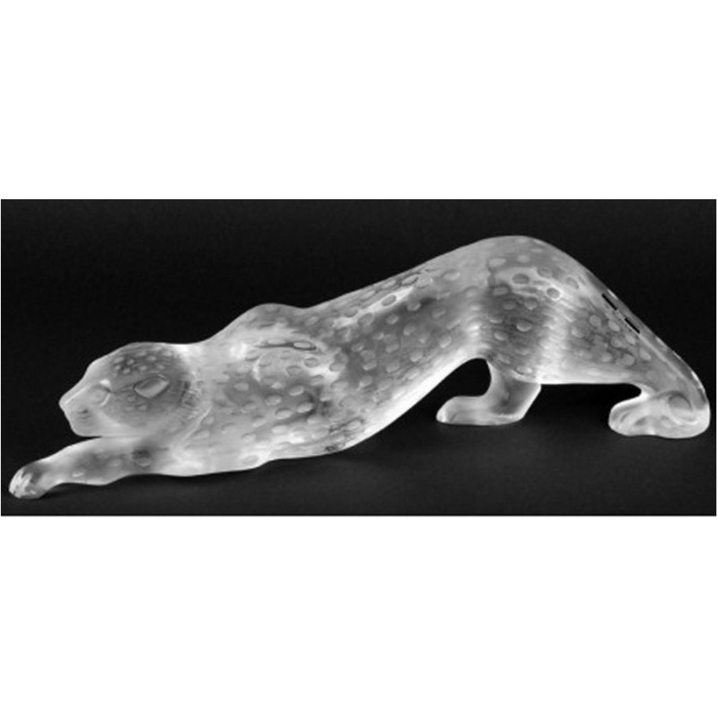 Lalique Zeila Panther Large Sculpture Clear Crystal Ref. 1165200