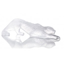 Lalique Zeila Panther Large Sculpture Clear Crystal Ref. 1165200