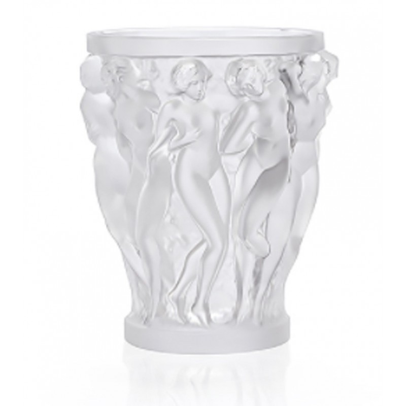 Lalique Vaso Bacchantes Piccolo Cristallo Chiaro Ref. 10547500