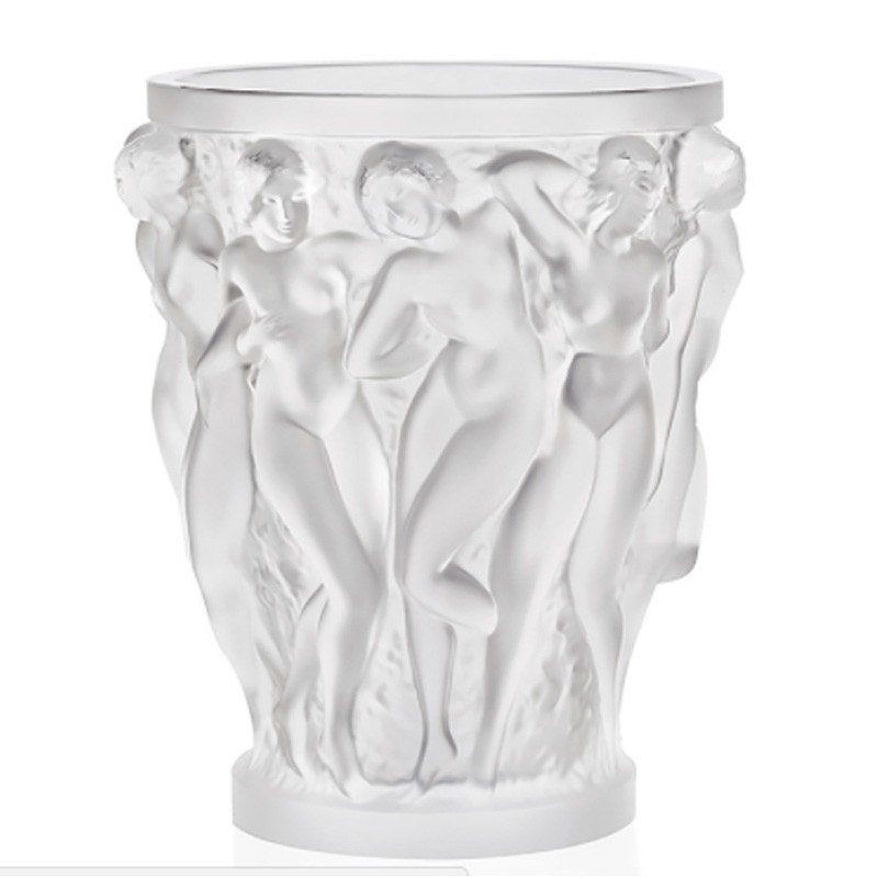 Lalique Vaso Bacchantes Cristallo Chiaro Ref. 1220000