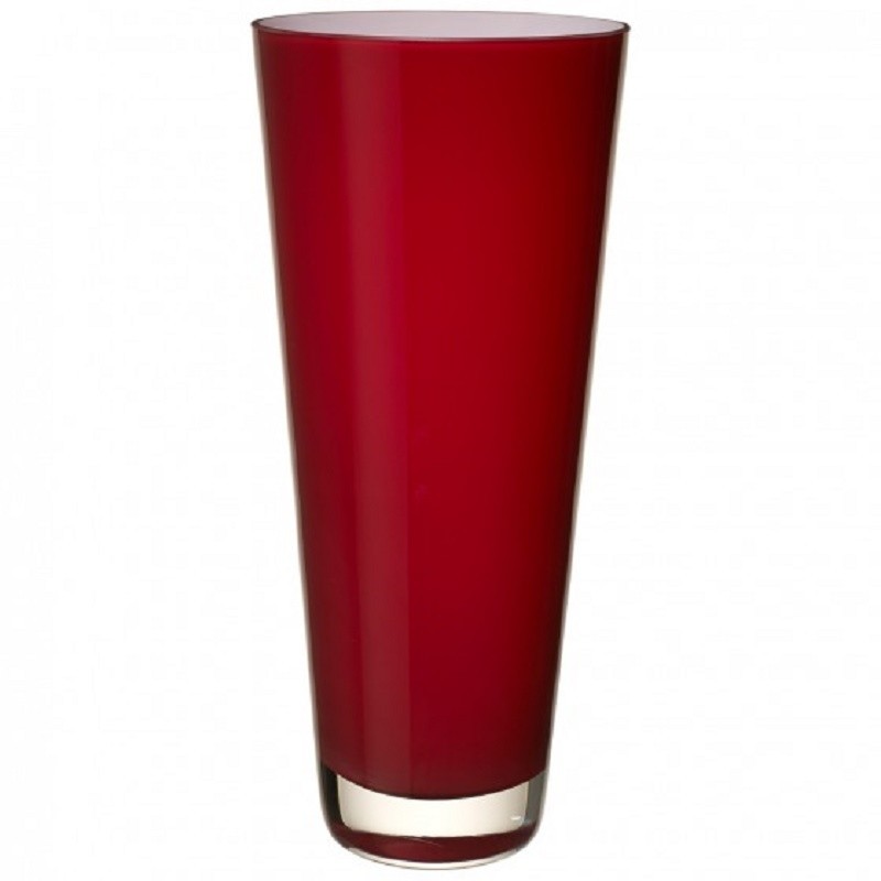 Villeroy & Boch Verso Vase 38 cm Deep Cherry