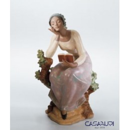 Lladrò Poetic Moment-Ragazza che Legge 01012299
