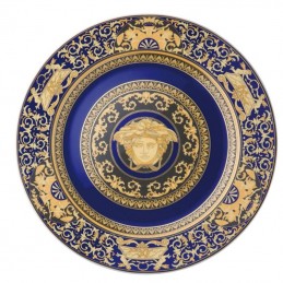 Versace Wall Plate 30 cm Medusa Blue