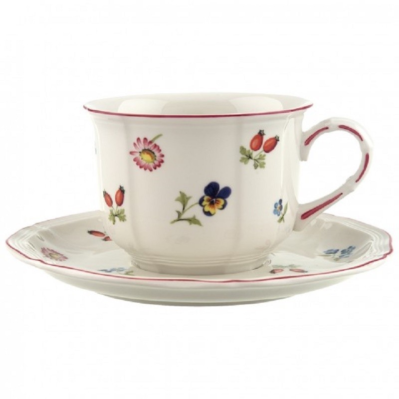 Villeroy & Boch Petite Fleur Tazza Colazione con Piattino Set 6 Pz