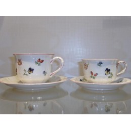Villeroy & Boch Petite Fleur Tea Cup and Saucer Set 6 pcs