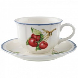 Villeroy & Boch Cottage Tea Cup and Saucer Set 6 Pcs