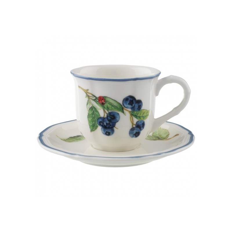 Villeroy & Boch Cottage Tazze Espresso con Piattino 6 Pz