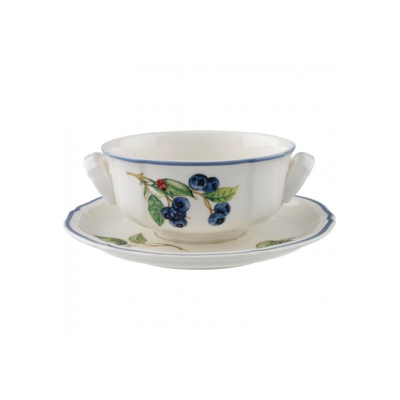 Villeroy & Boch Cottage Tazze Brodo con Piattino 6 Pz