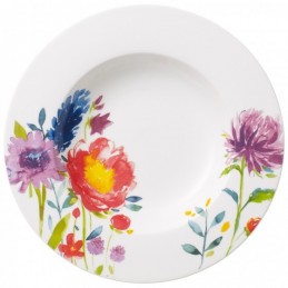 Villeroy & Boch Anmut Flowers Set 6 Piatti Fondi 24 cm