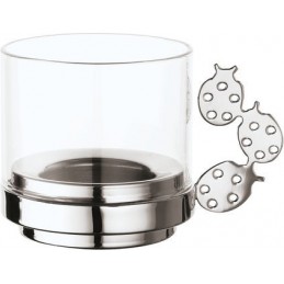 Sambonet Candle Holder with Glass Ladybird 56533-11