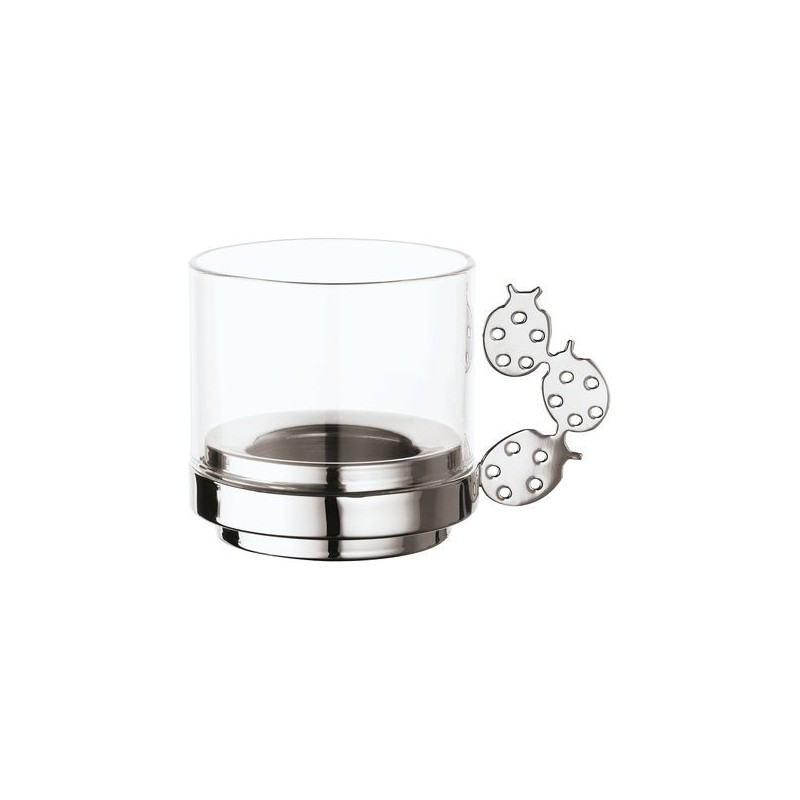 Sambonet Candle Holder with Glass Ladybird 56533-11