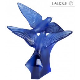 Lalique Hirondelles Two Swallows Grand Sculpture 10625300