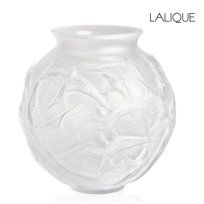 Lalique Hirondelles Medium Vase Ref.10624100