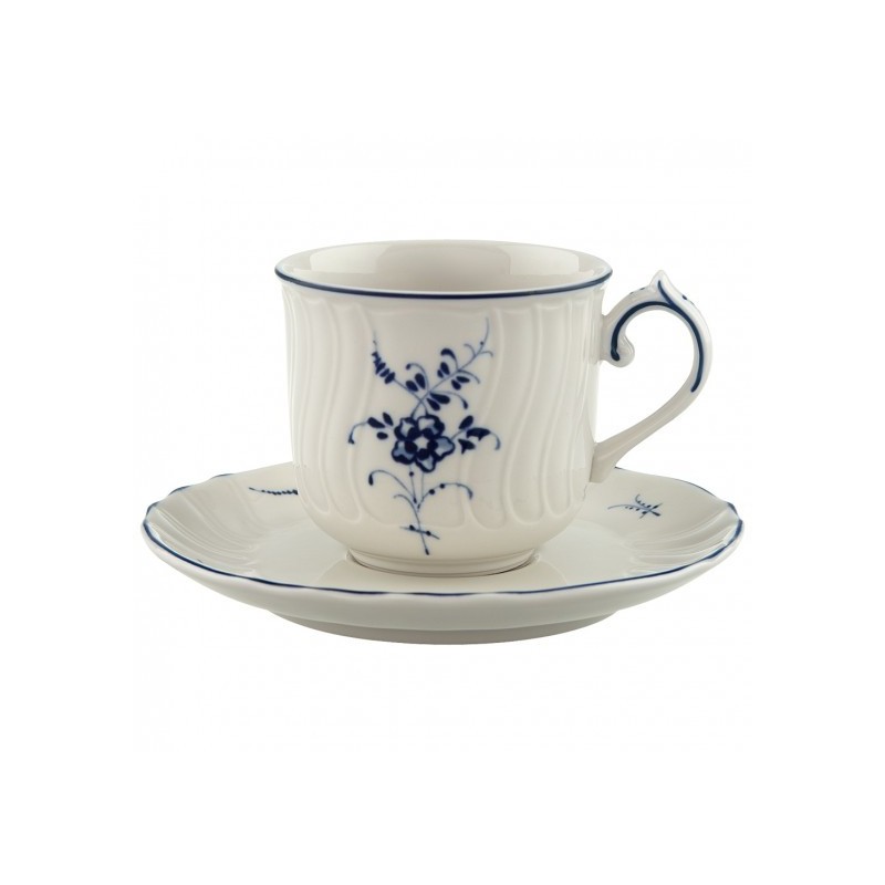 Villeroy & Boch Vieux Luxembourg Set 6 Tazze Espresso con Piattino