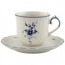 Villeroy & Boch Vieux Luxembourg Set 6 Tazze Espresso con Piattino