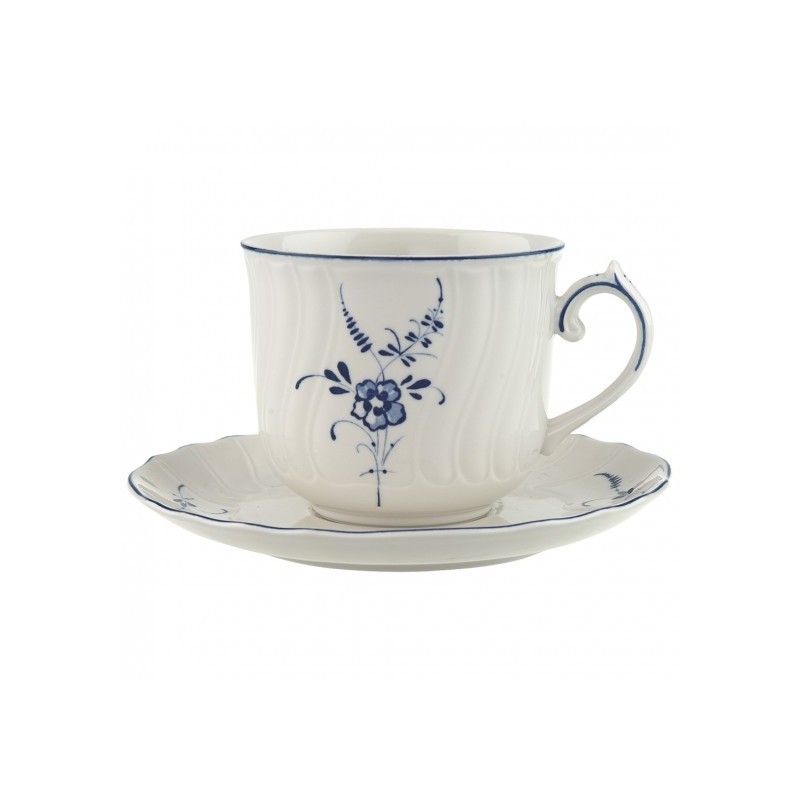 Villeroy & Boch Vieux Luxembourg Set 6 Tazze Colazione con Piattino