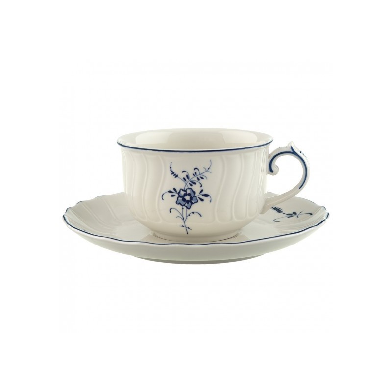 Villeroy & Boch Vieux Luxembourg Set 6 Tazze Tè con Piattino