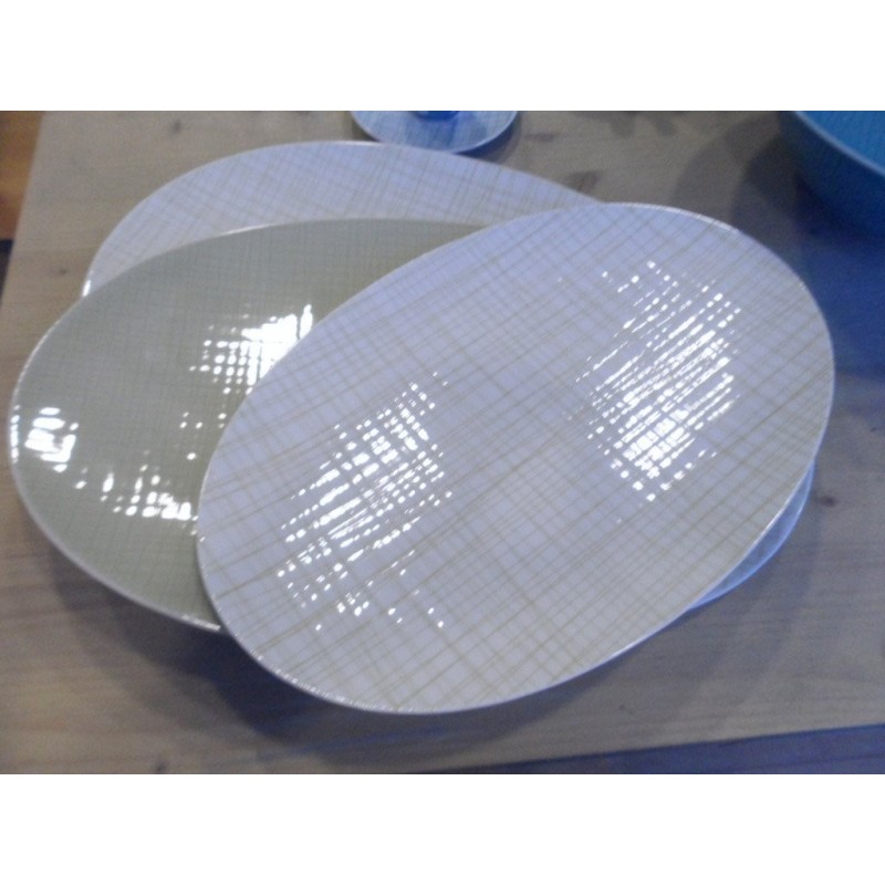 Rosenthal Mesh Oval Platters Set 3 Pcs