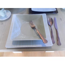 Rosenthal Mesh Cream Servizio Piatti Quadrato 18 Pz