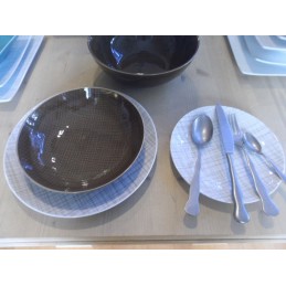 Rosenthal Mesh Walnut Servizio Piatti 12 Pz