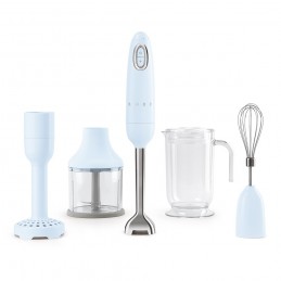 Smeg Frullatore a Immersione Azzurro con Accessori HBF02PBEU